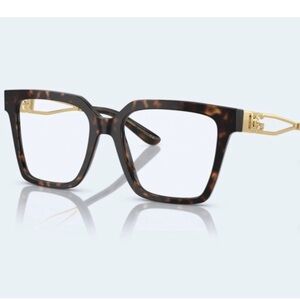 Dolce & Gabbana DG Havana Square Eyeglasses
